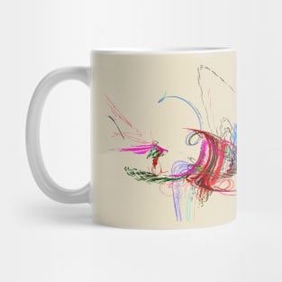 Line Drawings - Flying Bird Mug